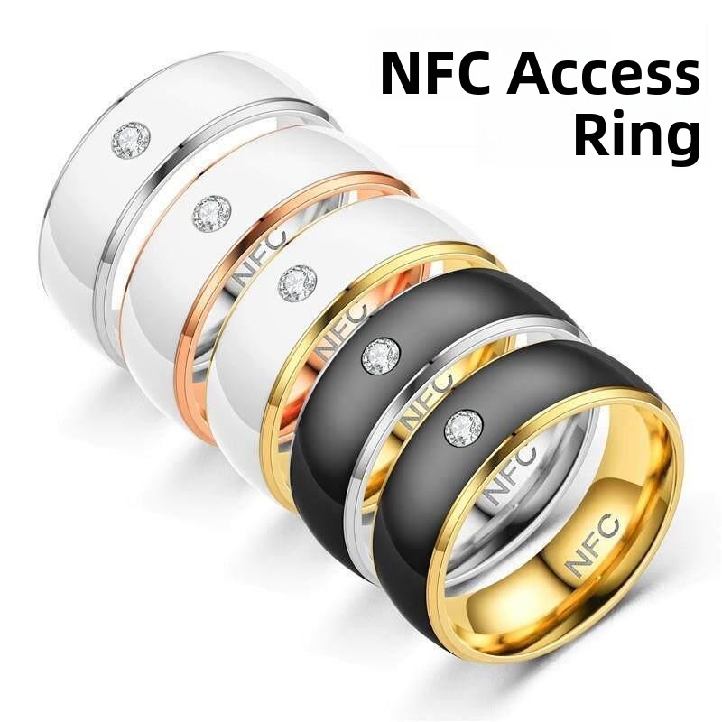 Smart Ring Nfc Pay - Smart NFC Ring Titanium Steel Customizable