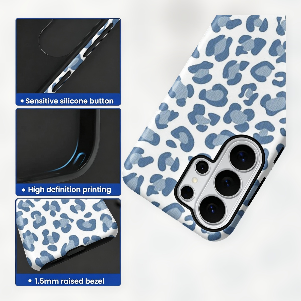 Blue Leopard Print 2-in-1 Dual - Samsung Galaxy S24 review and price