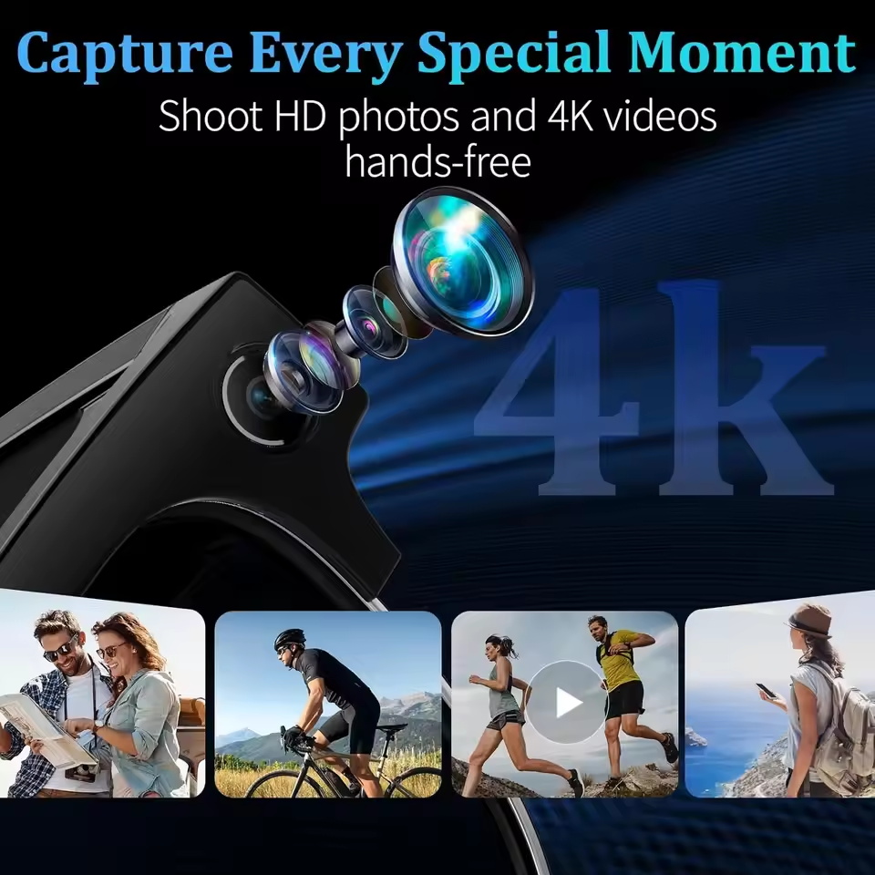 2026 Smart AI Glasses 4K 800W  - Smart Glasses Lens review and price
