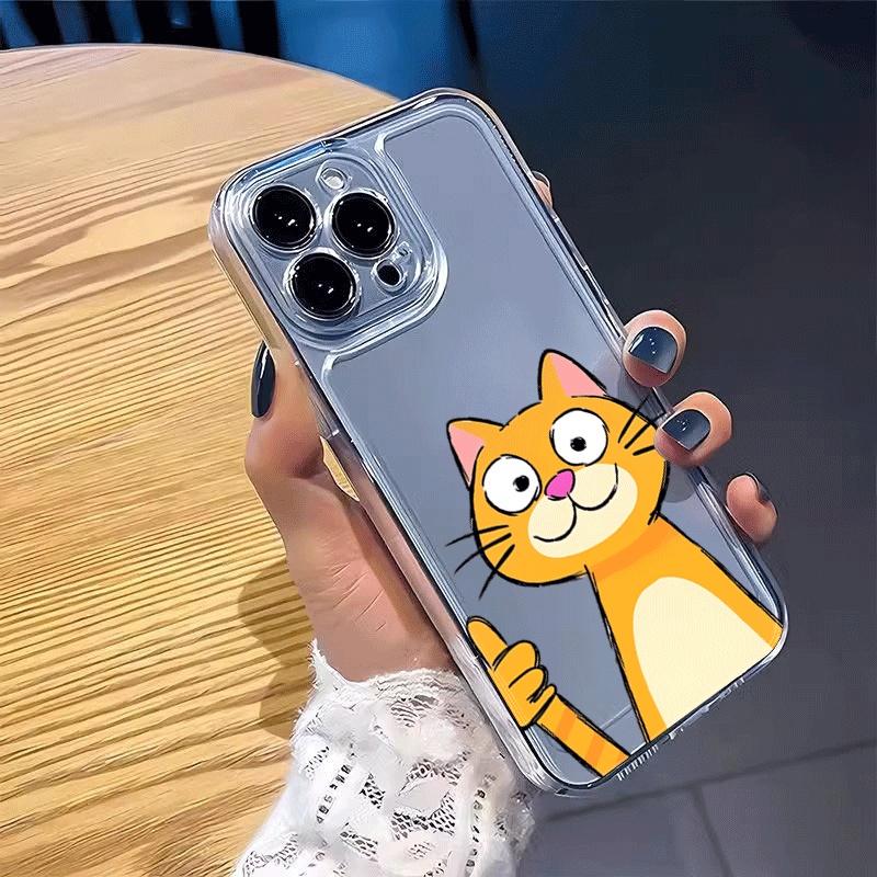 Cute Cartoon Orange Cat Phone  - Xiaomi Redmi Note 14 review and price